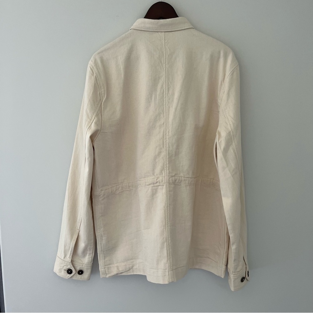 Ted Baker Men's Mmo-Cycle Summer/Fall Utility Jacket Ecru NWT Size L (4) - Picture 4 of 8